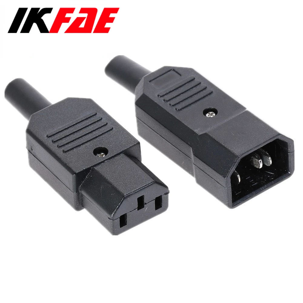 IKFAE IEC320 250 В/10 А C14 C13 электрическая розетка переменного тока 3 розетки мужской