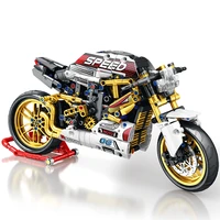speed racing vehicles bricks decoration city moto model motorcycle cars model building blocks moc motobike toys gifts kids boys