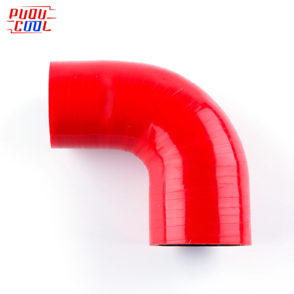 Красный 90 градусов редукционный колено общего силиконового шланга интеркулер
