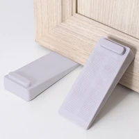 2pcs wedge convenient mouse design door stop stopper holder guard baby safety protector security card for kids