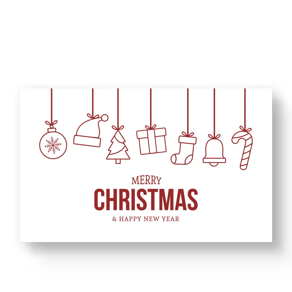 

Открытки "Merry Christmas", 50 шт.