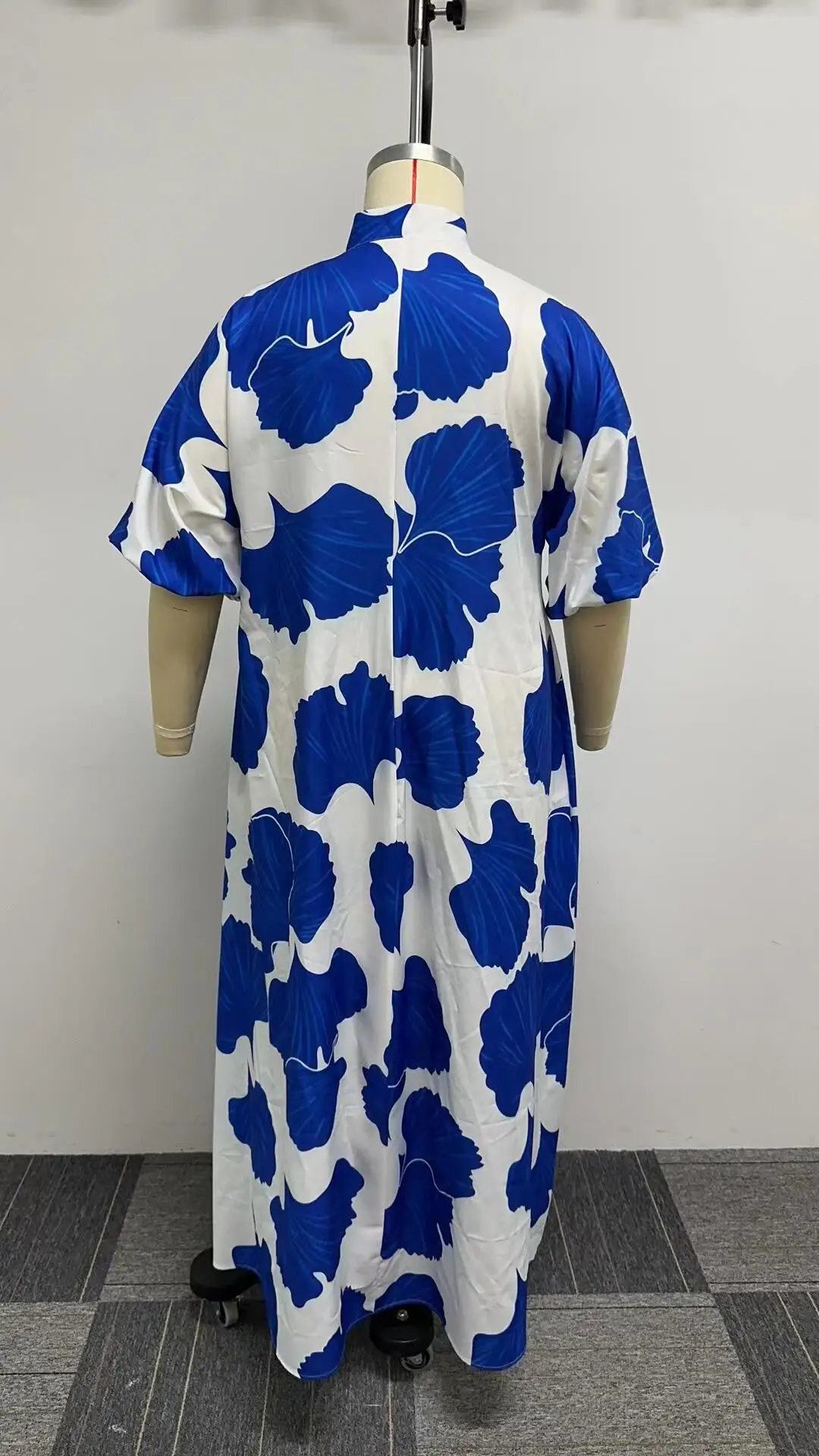 Plus Size Elegant Floral Print Dress Women Loose Pretty Cloth Lady Casual Luxury Robe 2023 Summer Trendy Evening New In Dress