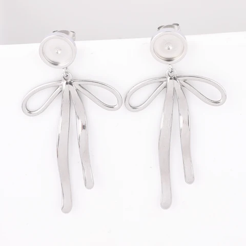 Основа для сережек из нержавеющей стали Onwear 6 шт. 8 мм