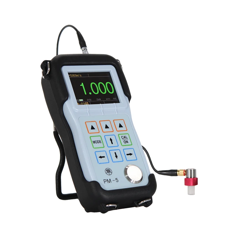 

NDT Thickness Measuring Instruments PM-5 Thin Wall Thickness Gauge Ultrasonic with 0.001mm Resolution