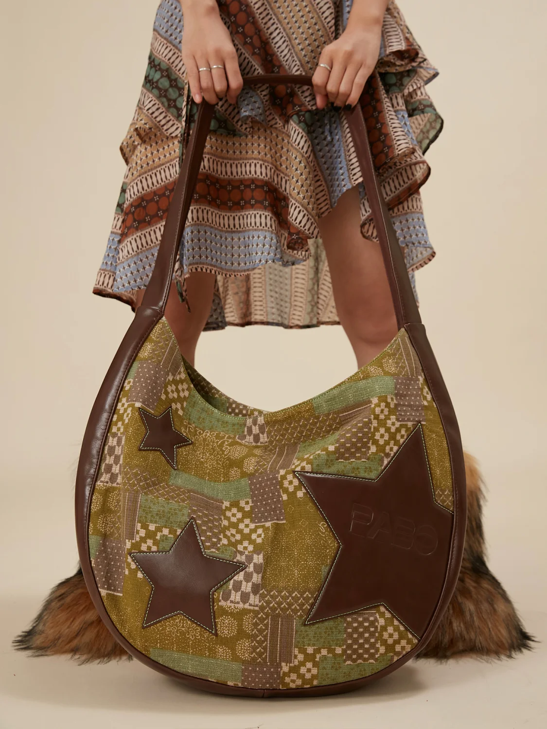 Y2k Эстетические индивидуальные сумки-тоут со звездами Холст Уличная одежда Сумки