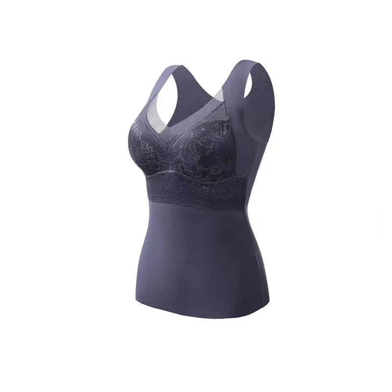 

Keep Warm Vest For Women Thermal Underwear Lady Undercloth Winter Thermo Shaping Large Size Female Singlet Comfortable Sliming