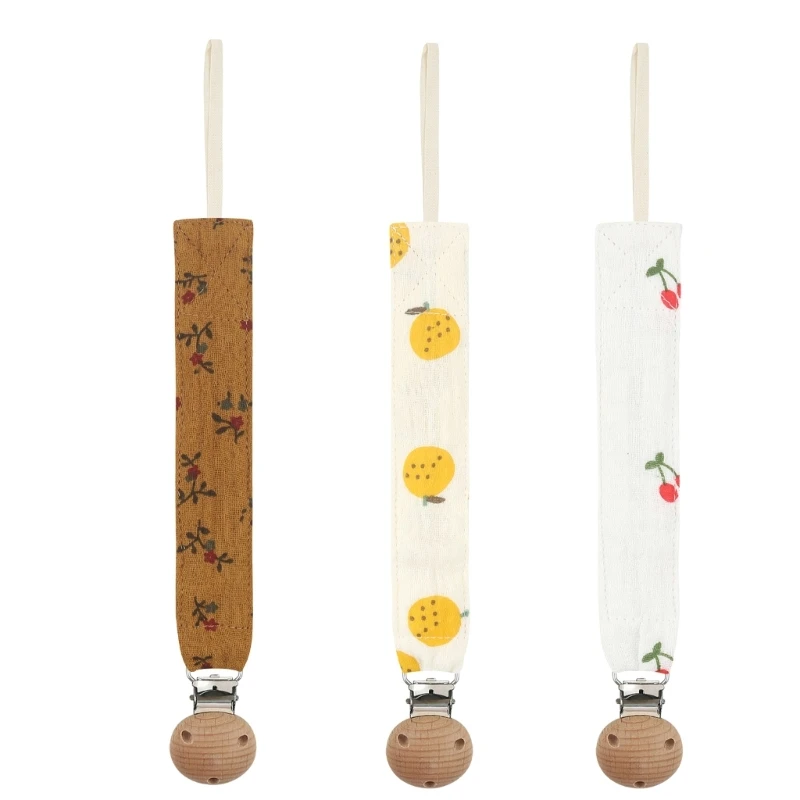 

3Pcs Handmade Baby Anti-drop Soother Pacifier Chain Nipple Dummy Holder Clip