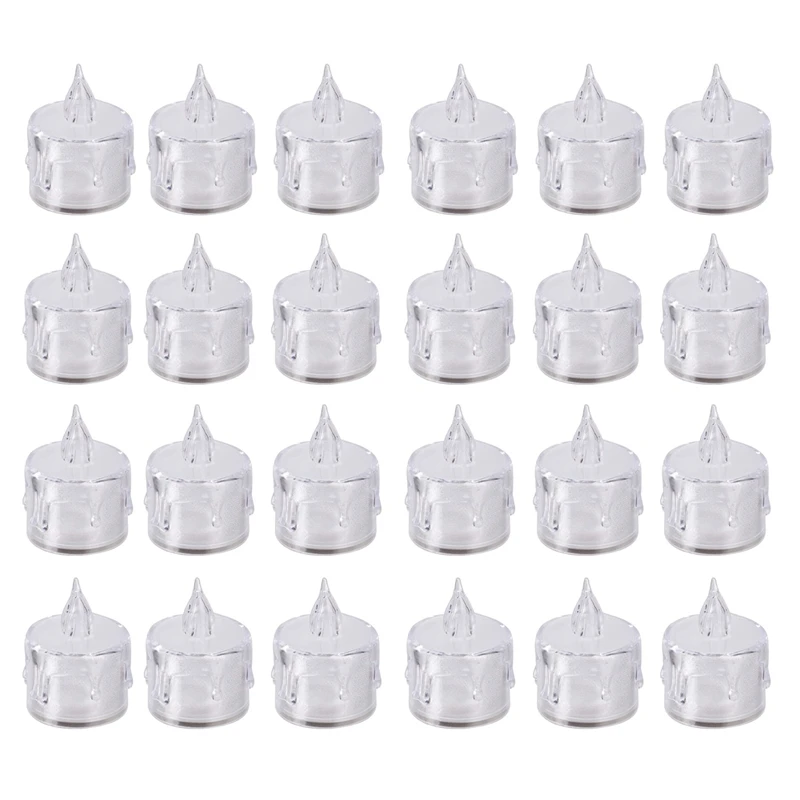 

LED Candles, 24 LED Tea Lights Flameless Flickering Candle Light Battery Operated For Party Wedding Decoration