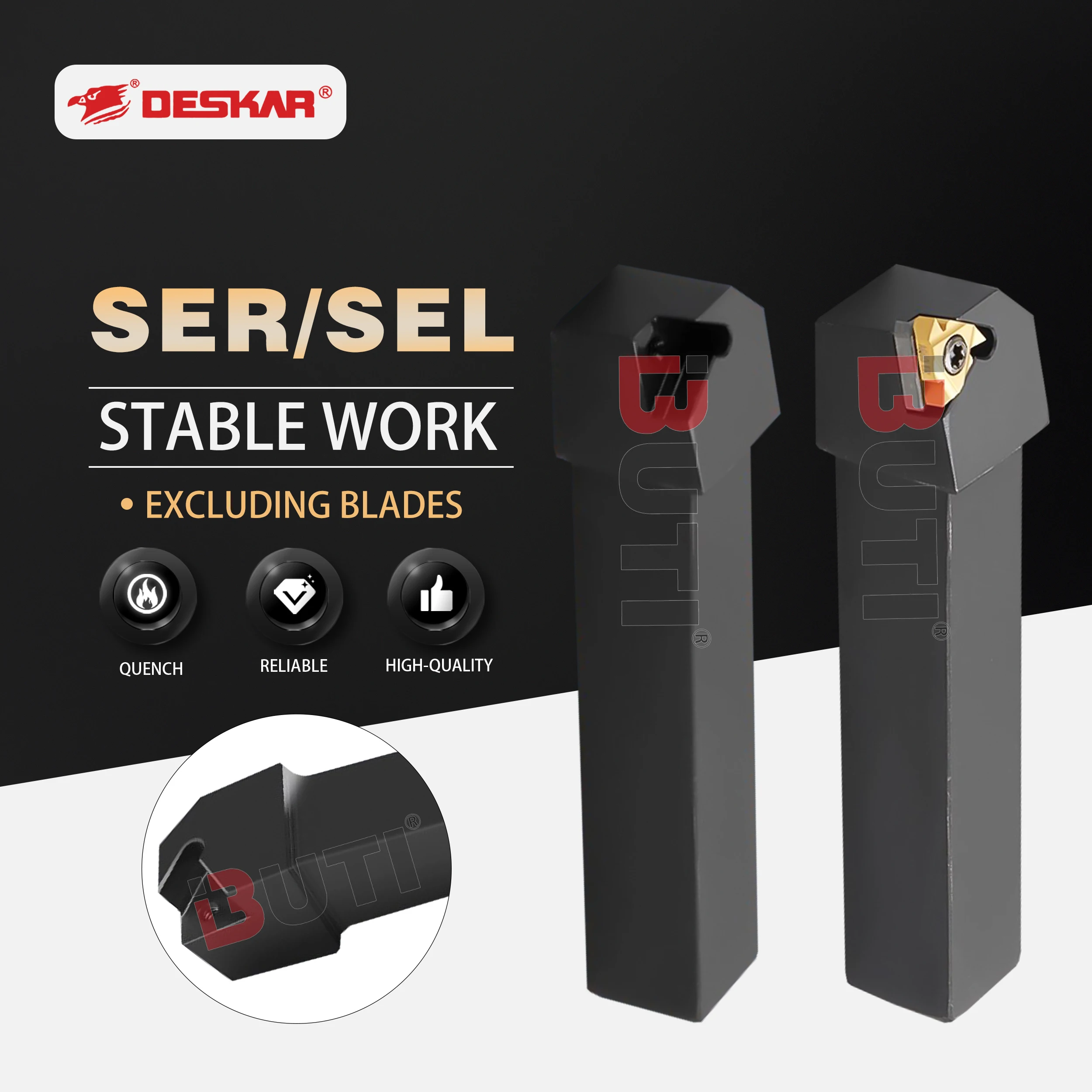 SER/SEL1010H11 1212H11 1212H16 1616H11 1616H16 2020K16 2020K22 2525M16 2525M22 DESKAR оригинальный держатель инструментов с резьбой для токарного станка с ЧПУ