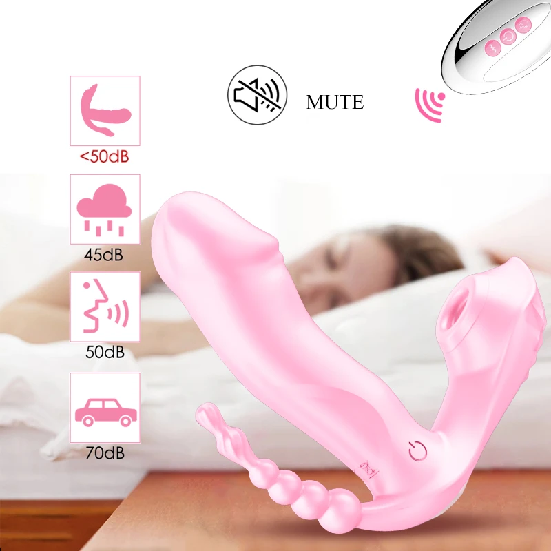 3 in 1 Dildo Sucking Vibrator Female Wireless Remote Control Sucker Clitoris Stimulator Sex Toys for Women Couple Adult 18 |