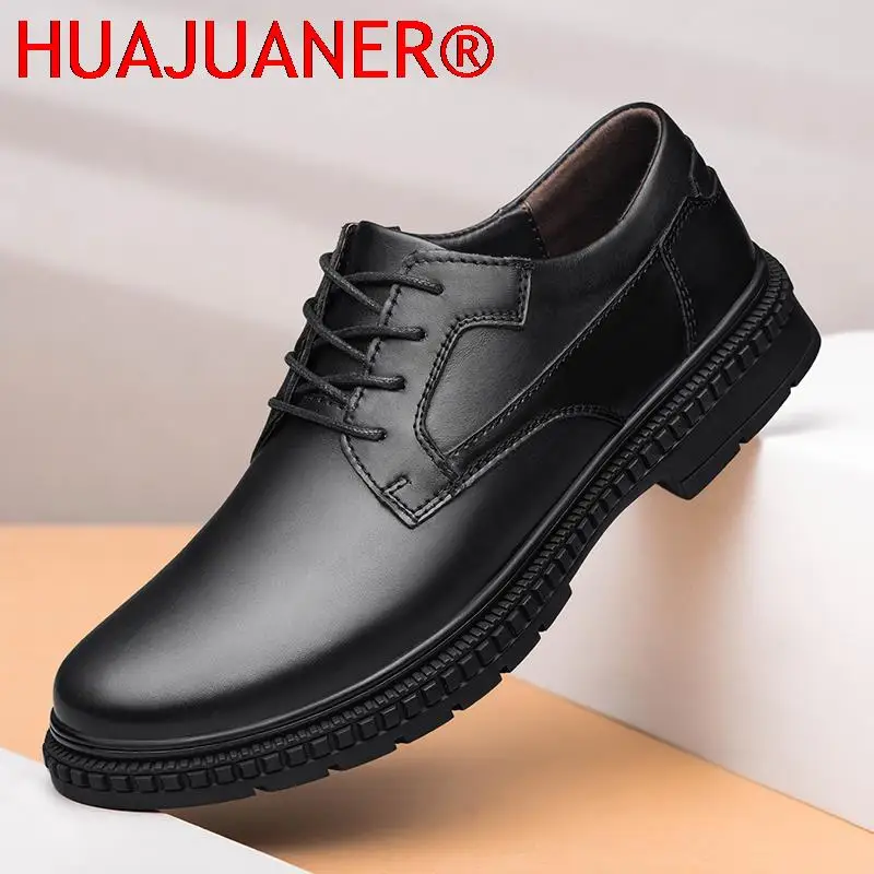 

British Style Upscale Formal Prom Evening Long Elegantes Social Soft Men's Shoes Genuine Casual Leather Oxford Shoes for Man