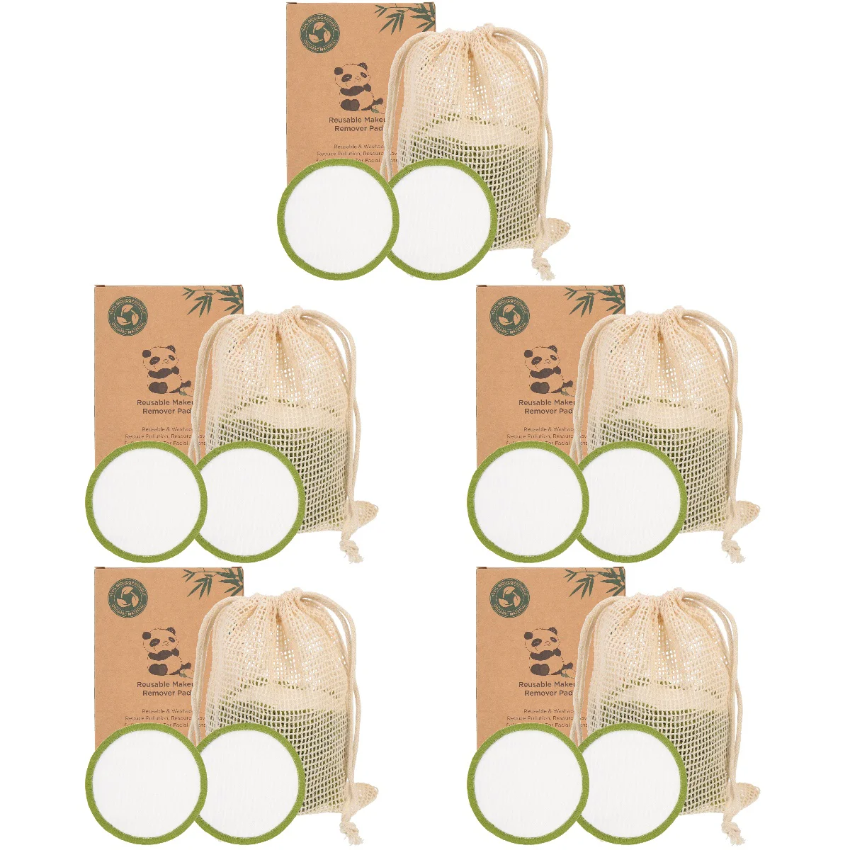 

80 Washable Cleansing Cleansing Makeup Remover Pads Reusable Makeup Remover Pads