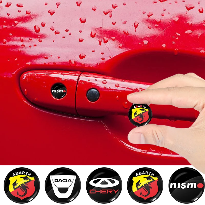 

10/50pcs Car PVC Steering Wheel Window Center Control Button Shape Sticker Accessories for Cadillac Escalade ATS CTS SRX XTS CUE