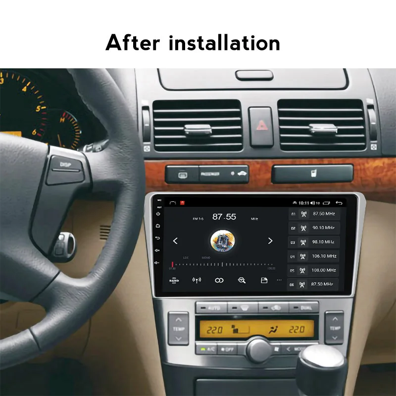 Автомагнитола 2DIN Android 11 0 для Toyota Avensis 2002-2008 GPS-навигация автомобильный