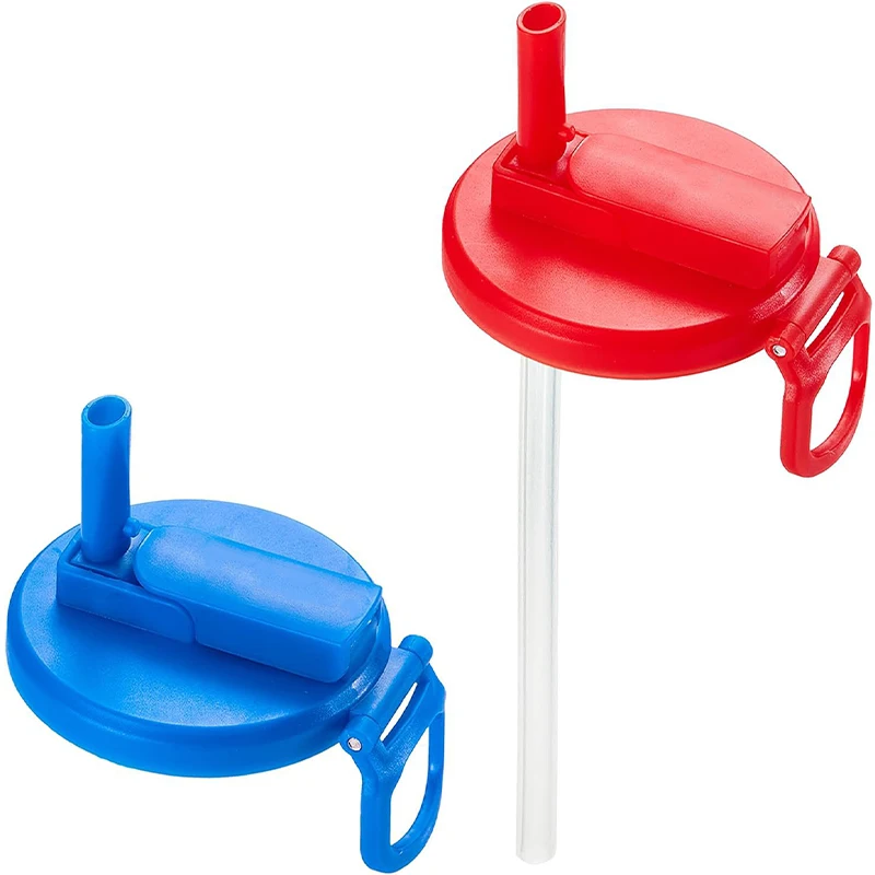 1/2 шт. портативная крышка для банки с газировкой силиконовая соломинка