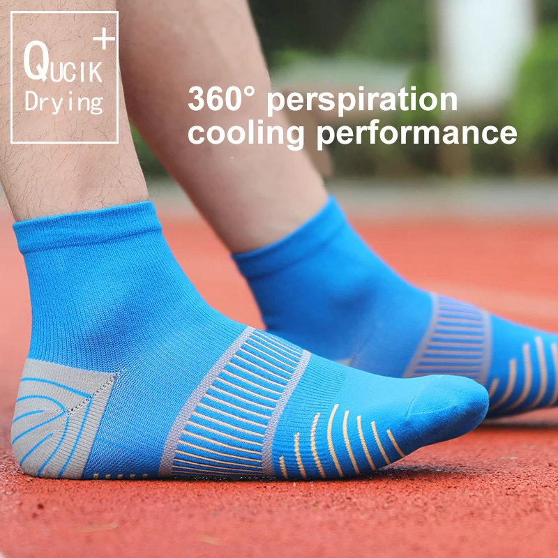 

New Sports Socks Men's Cycling Socks Quick-drying Marathon Running Socks Sweat-absorbing and Breathable Cycling Equipment