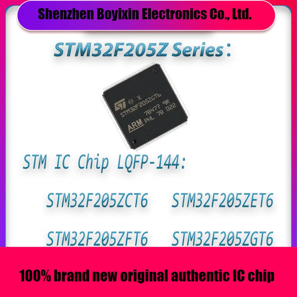 STM32F205ZCT6 STM32F205ZET6 STM32F205ZFT6 STM32F205ZGT6 STM32F205Z STM32F205 STM32F STM32 STM IC MCU Chip LQPFP-144