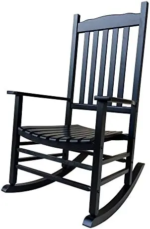 

Rocker - A001NT Natural Wood Porch Rocker/Outdoor Rocking Chair - Easy to Assemble - Comfortable Size - Outdoor or Indoor Use Fl