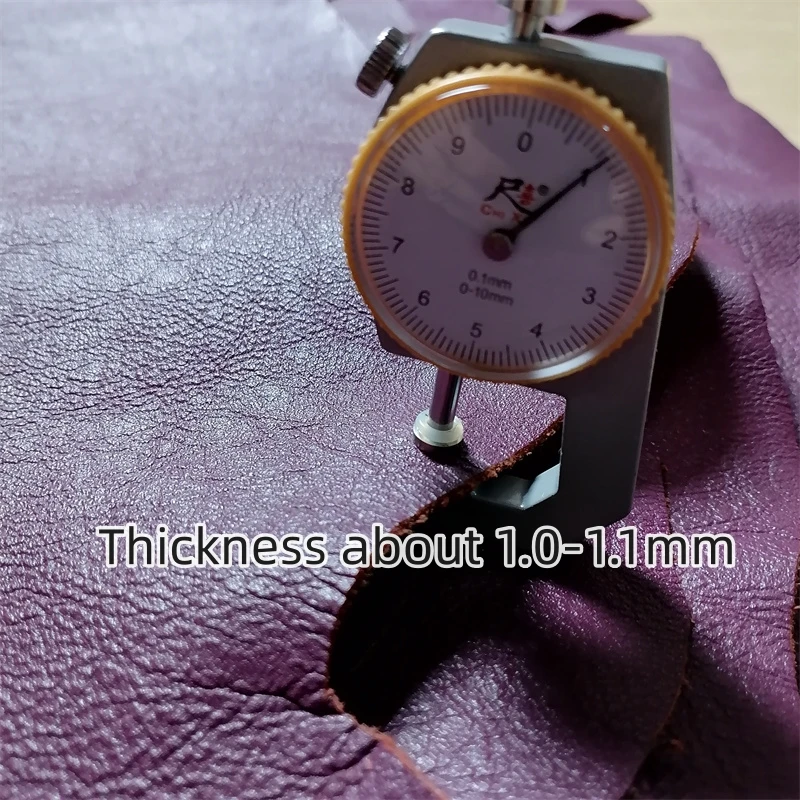 1/1 2 мм фиолетовая овчина. Кожа первого слоя. Ткань из натуральной кожи. Сделай Сам