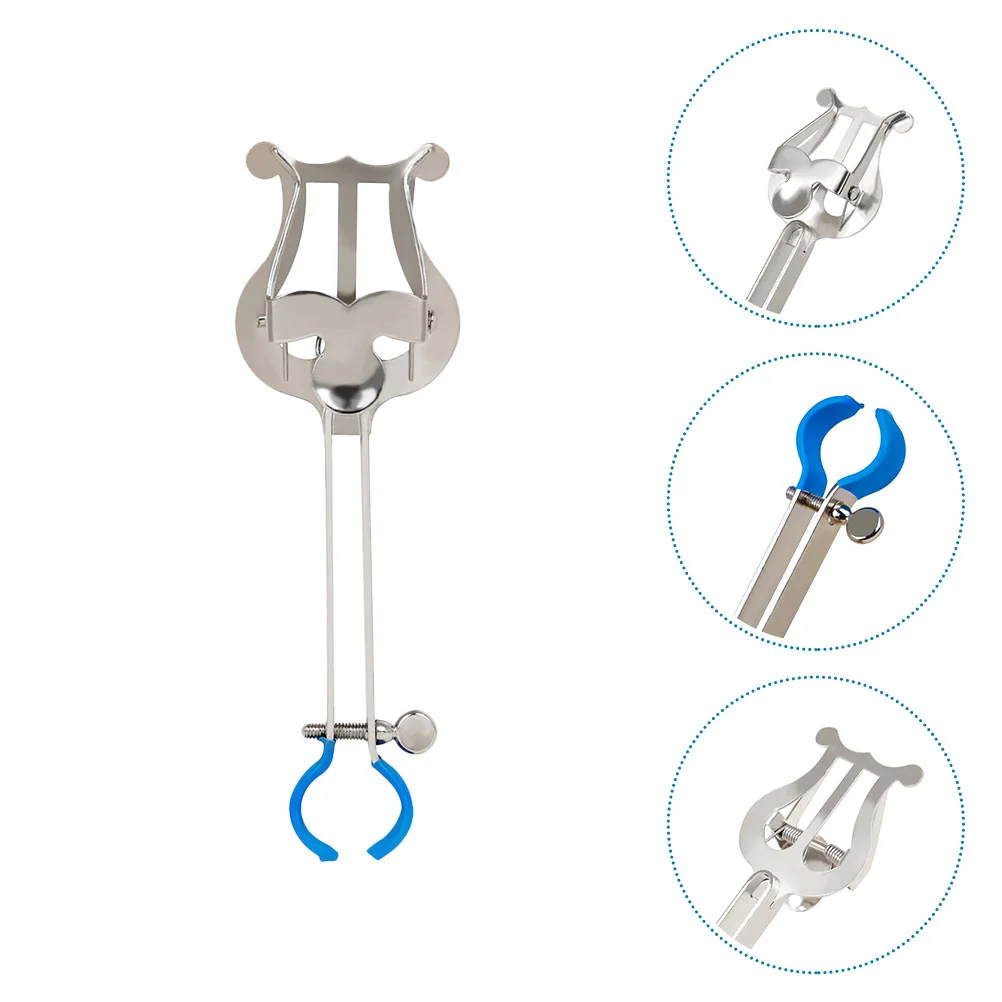 Мини-саксофон маршевая пюпитр бас-кларнет портативная папка для нот серебряное