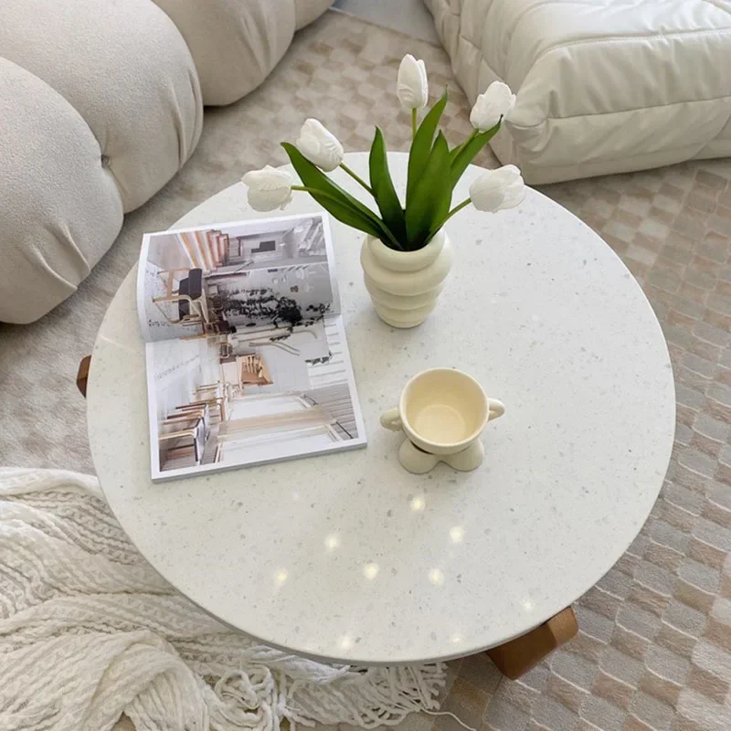 Центральный стол для гостиной скандинавские торцевые столики современные