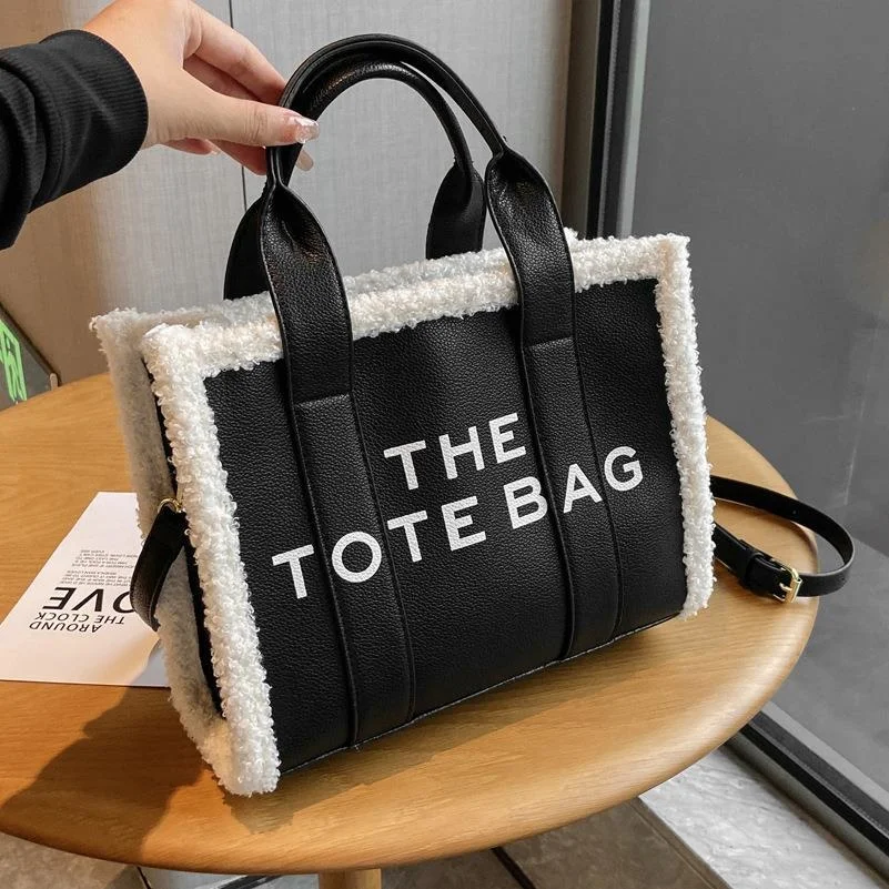 Luxury Designer The Tote Bag for Women Large Capacity Leather Handbags Female Shoulder Messenger Bags Lady High Quality New 2023
