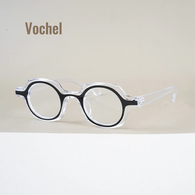 

Vochel винтажные женские круглые очки с защитой от синего света Мужская оптическая оправа для близорукости 9531