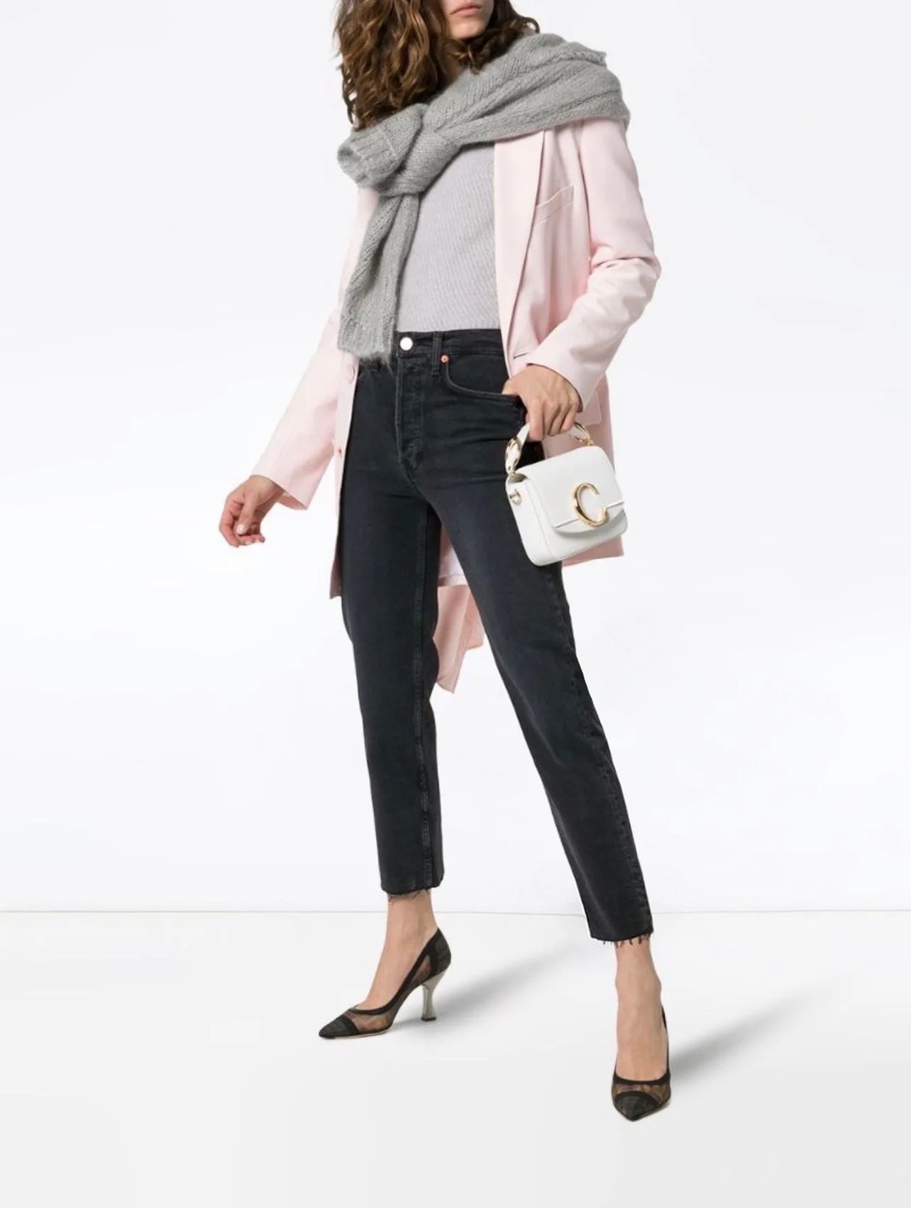 Осенне-зимние новые стильные двухсторонние женские джинсы Все в одном с прямыми