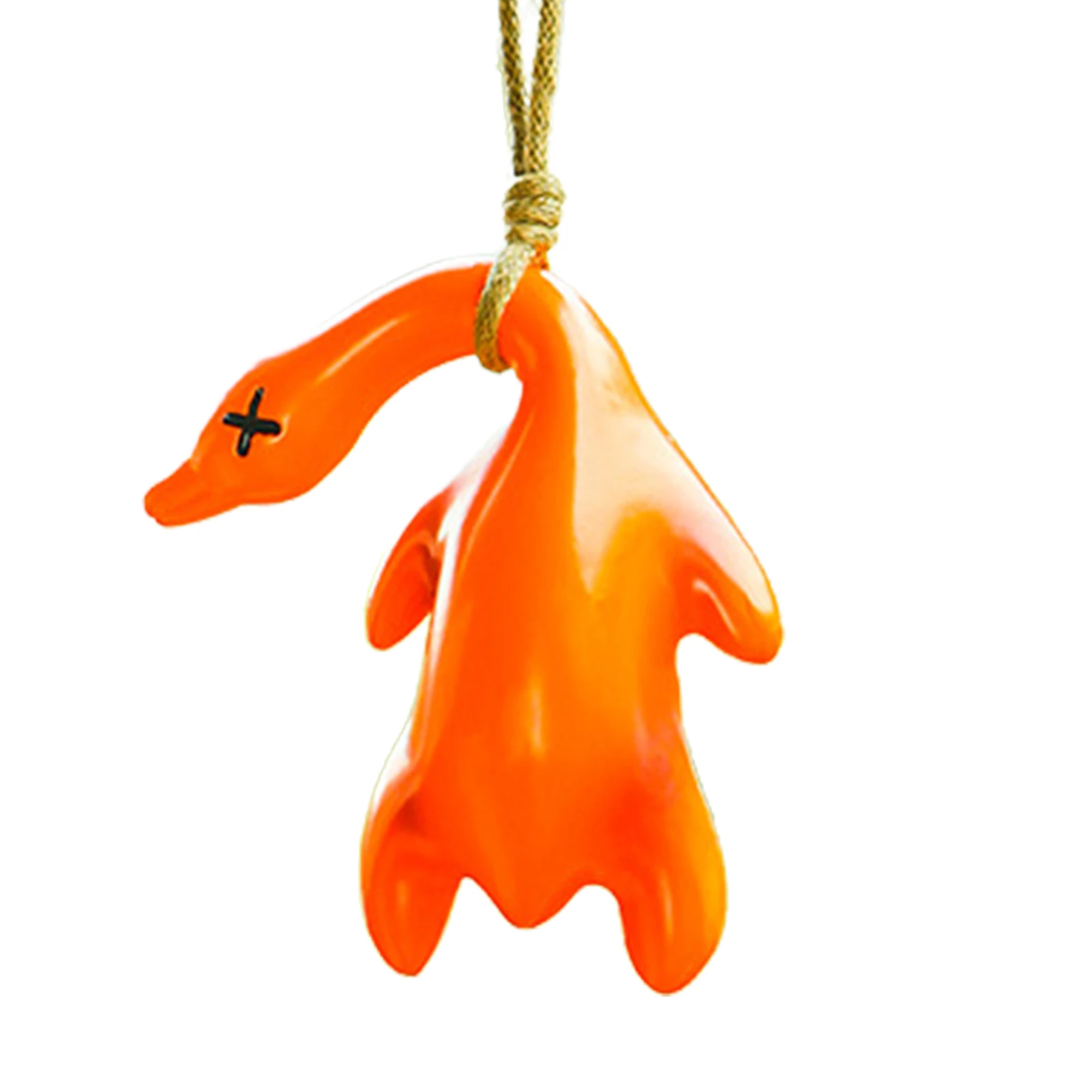 

Funny Roasted Duck Car Mirror Pendant Cartoon Cute Auto Interior Decoration Pendant For Car Products Interior Accessories