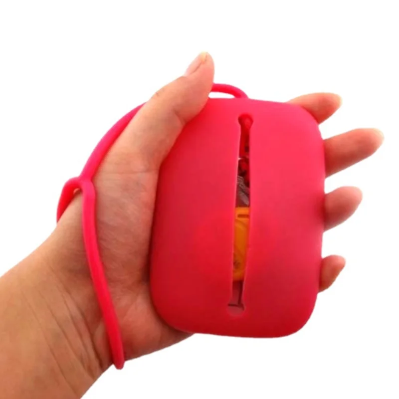 

Silicone Key Bag Newest Style Popular Hot Sale Key Ring Wallet Holder Hook Case 2022 Creative Small Fresh White Keyring Pillow