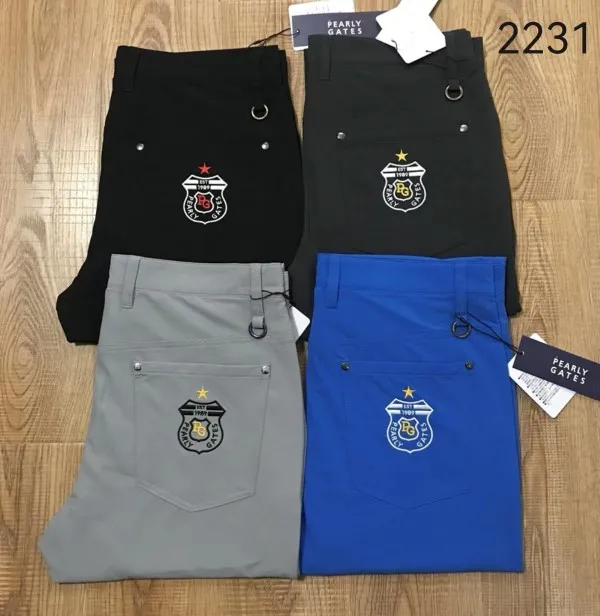 

Hot Japanese And Korean Pearlygates Men's Pants Pg Golf Fall/winter Slim Stretch Pants 2231