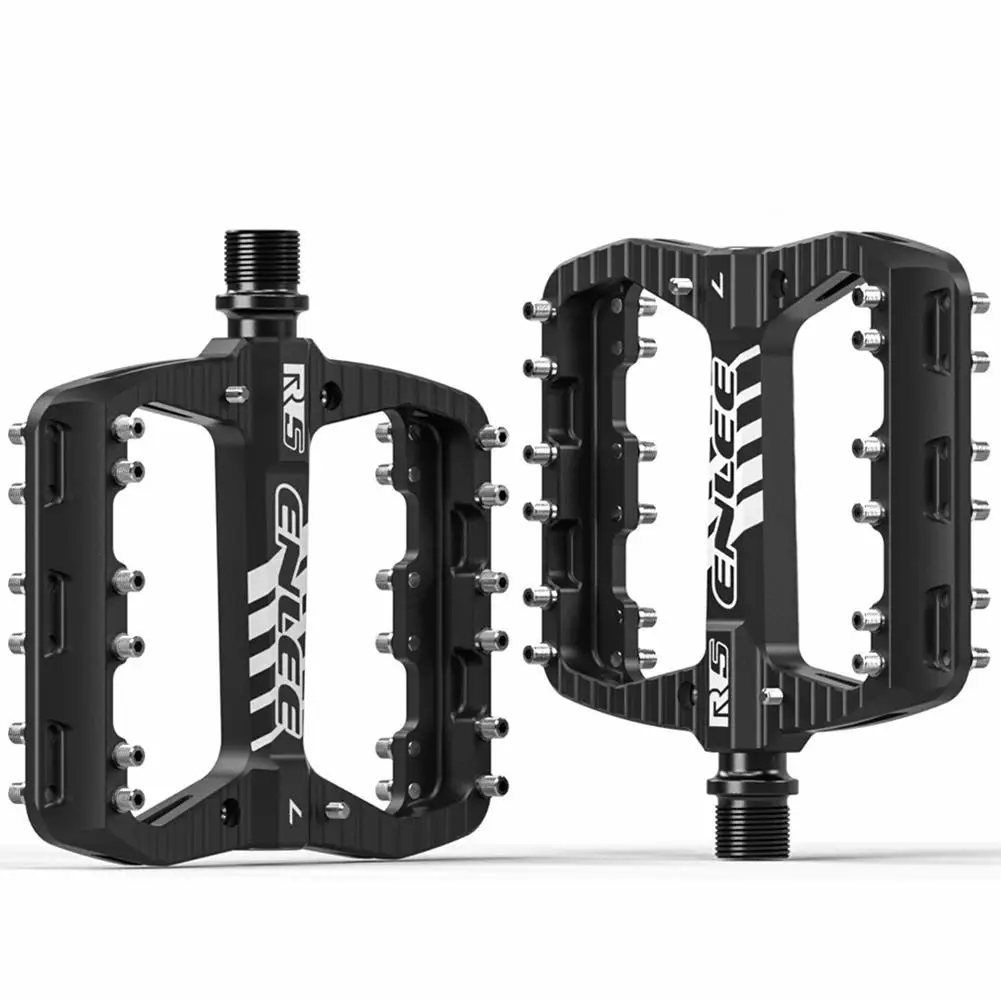 

1 Pair Bicycle Pedals Widened Non-slip High Strength DU Bearings Mountain Bike Pedals With 28pcs Anti Skid Nails MTB Parts