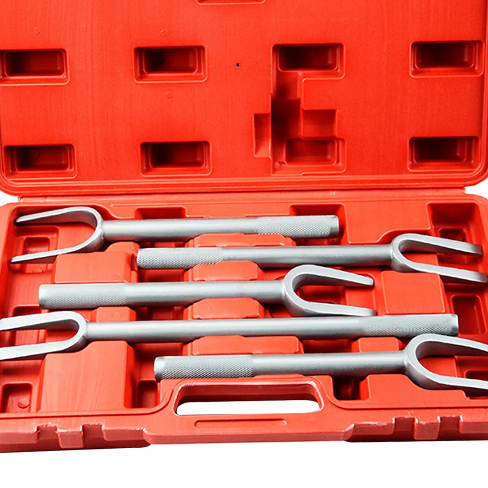 Ball Joint Separator Tie Rod End Remover Repair Tool with Carrying Case Pickle Fork Set for Pitman Arm Car Light Trucks