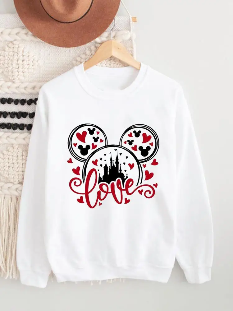 

Lovely Clothing Clothes Disney Fashion Mickey Mouse Pullovers Ladies Female 90s Women Holiday Print Lady Graphic Sweatshirts