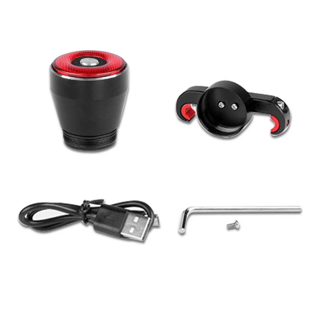 

Задний светодиодный фонарь для велосипеда, водонепроницаемый предупреПредупреждение фсветильник с зарядкой от USB для езды на велосипеде, А...