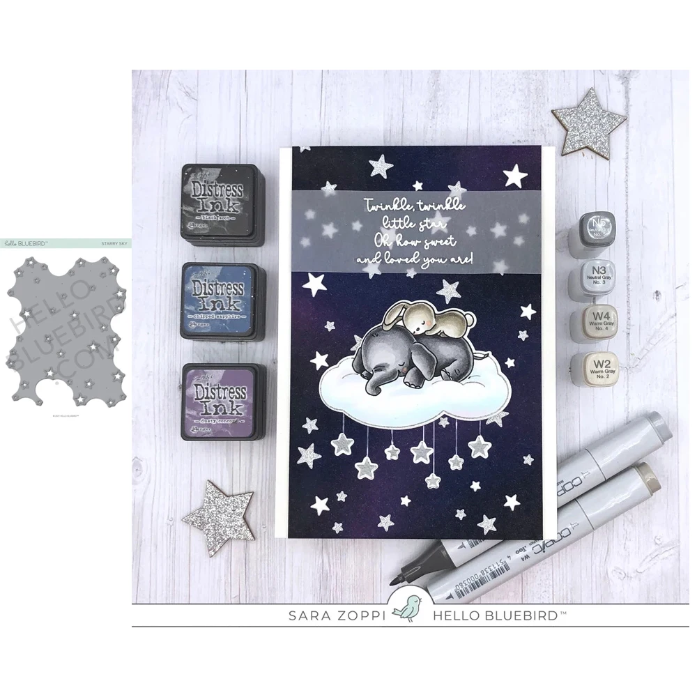 

Ночные звезды фон металлические режущие штампы для рукоделия Скрапбукинг Украшение для дневника ручное тиснение 2022 новое поступление