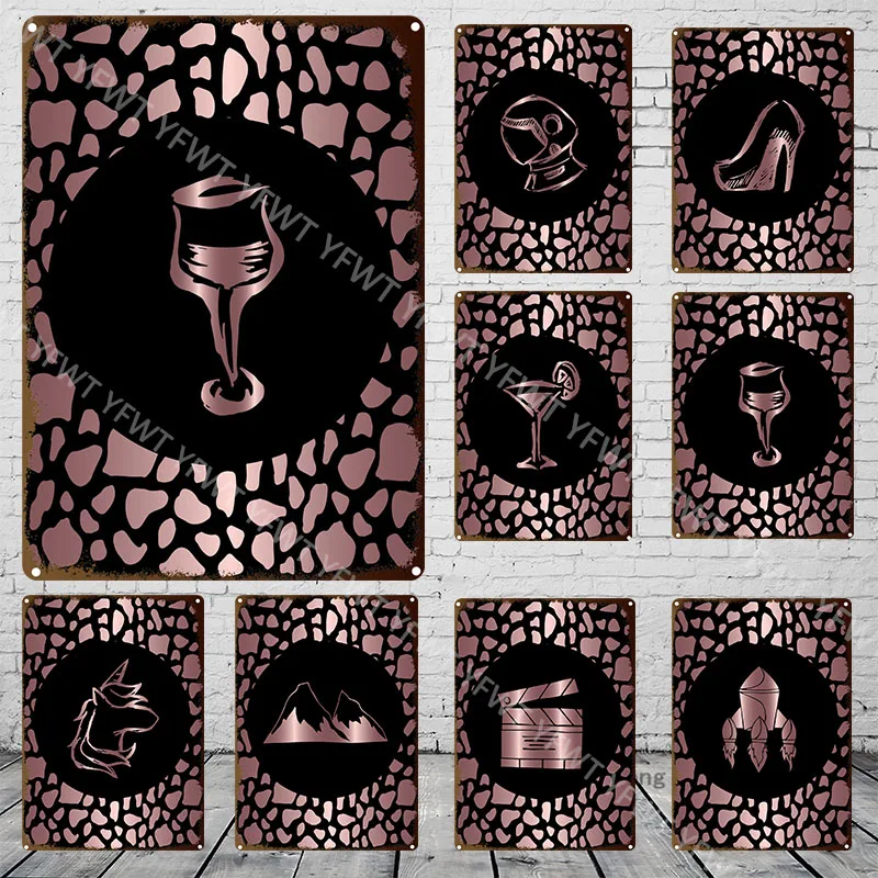 

Винтажная металлическая жестяная вывеска для столовой, спальни, бара, паба