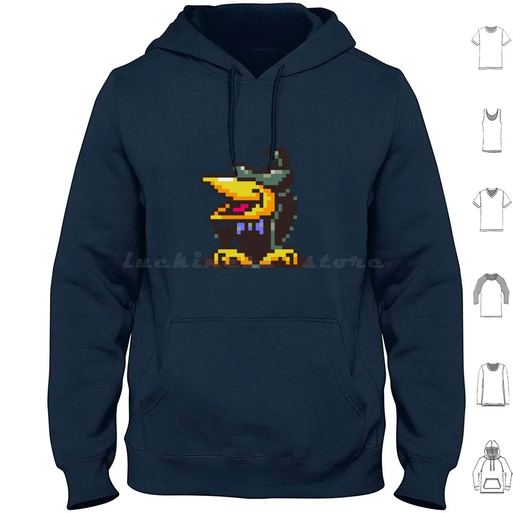 

Spiteful Crow Hoodies Long Sleeve Super Spiteful Crow Nes Snes Ness Paula Jeff Poo Earthbound Mother 2 Two Video Game