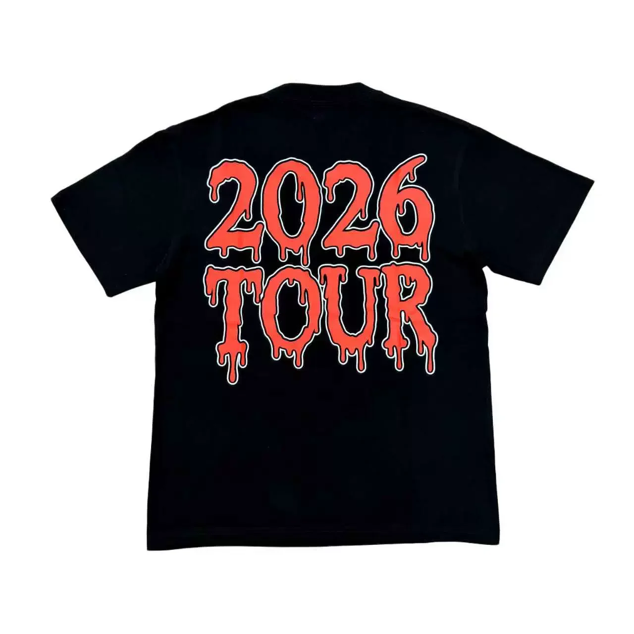 Фото Новые мужские футболки Monster T-Shirts с символикой тура Che Encore 2026, хип-хоп, скейтборд, уличный стиль, хлопковые футболки, размер US F46 №3