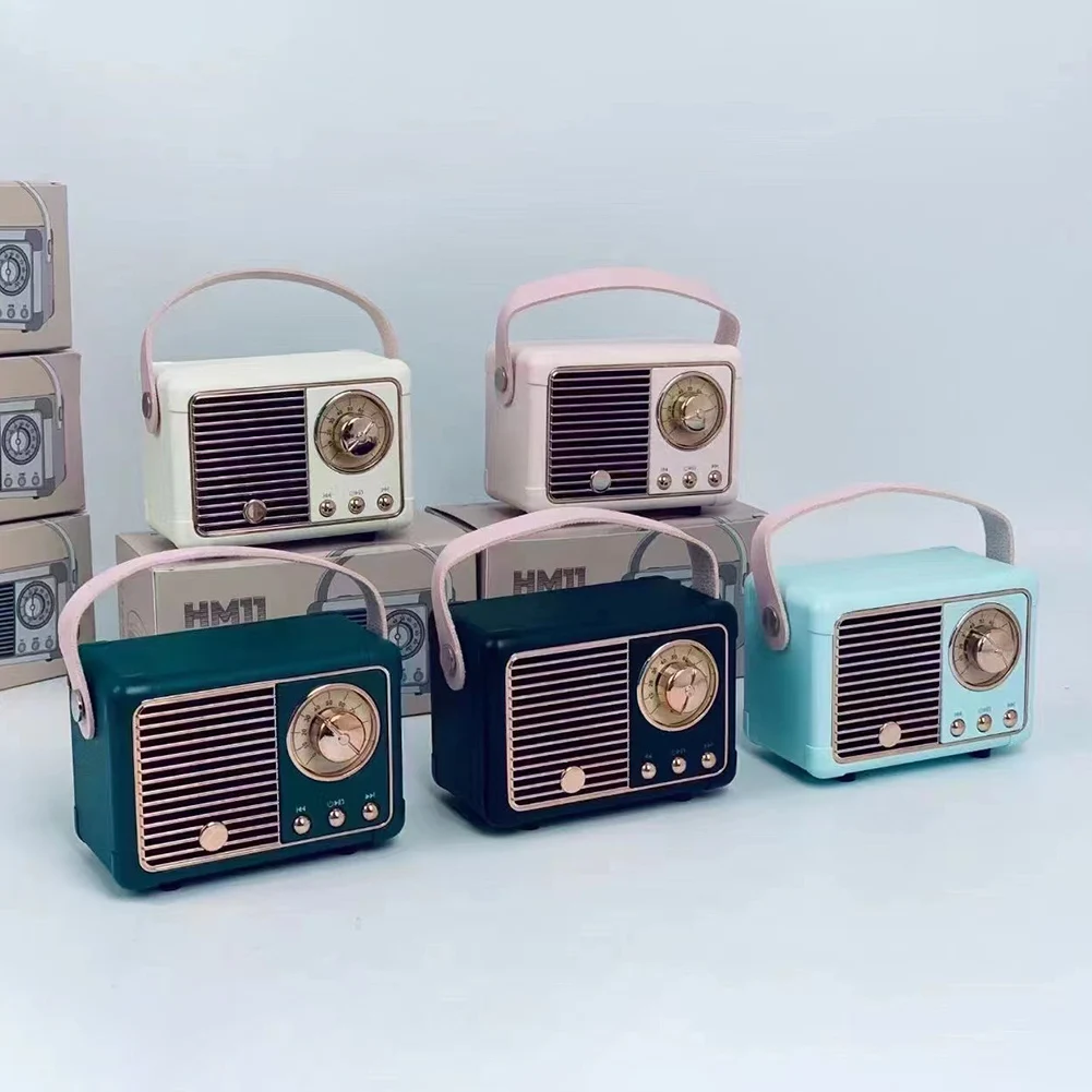 Bluetooth-Колонка в стиле ретро стерео сабвуфер карта памяти воспроизведение аудио