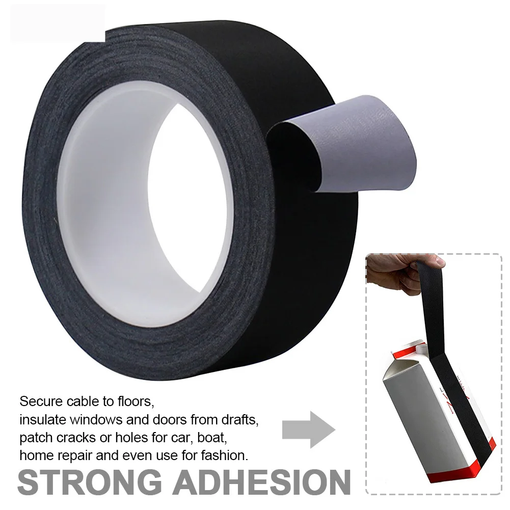 

Heat Resistant Sealing Gaffer Repairing Tools Easy Tear Adhesive Tape Flame Retardant Multi Purpose Harness Strapping Matte