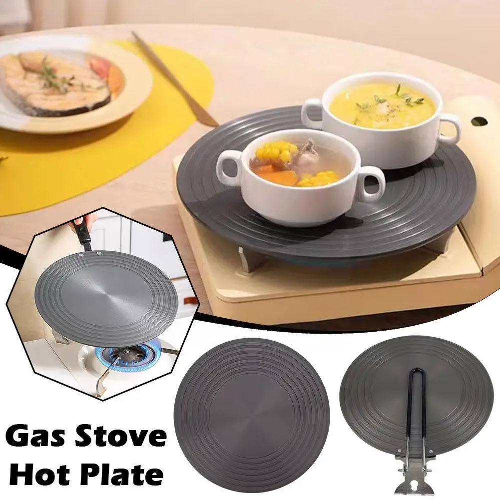 

Алюминиевая термоплита для приготовления пищи, утолщенная Нескользящая теплопроводная плита, антипригарный рассеиватель энергии S H6X8