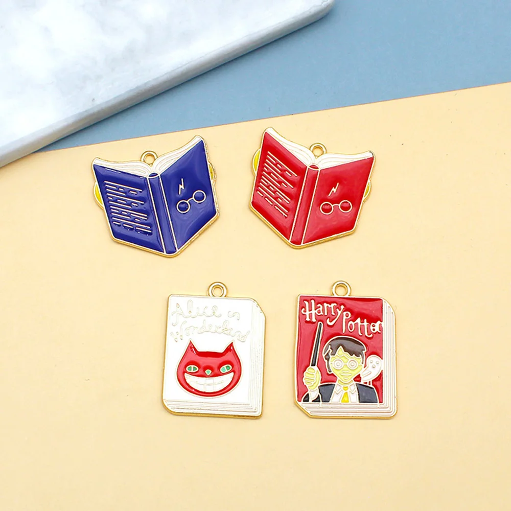 10 шт./лот волшебный школьный Металлический Эмалированный значок школьная форма
