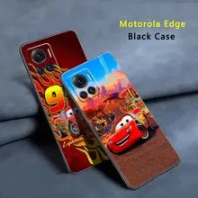 Cartoon Cars L-Lightning-McQueen Case For Motorola Moto Edge 20 40 30 Pro Ultra Neo Lite One Fusion Plus G Stylus e6 Phone Cover
