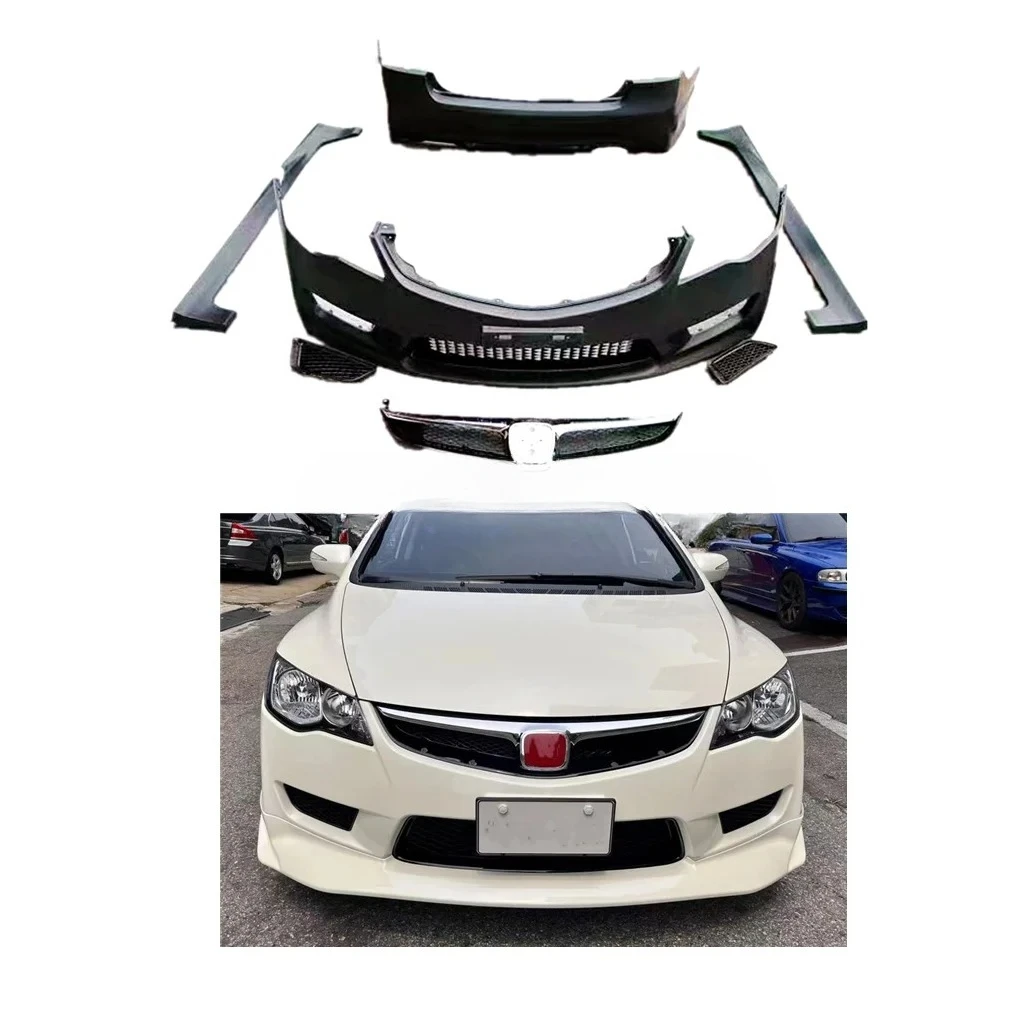 Фото Комплект обвеса Civic FD, автомобильные бамперы для модернизированного обвеса FD2 Type R 2006-2011 годов выпуска. №2