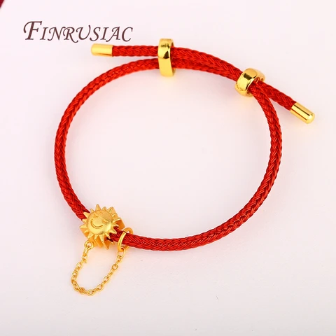Фурнитура для кожаных браслетов FINRUSIAC, золотистая, латунь, 20 шт