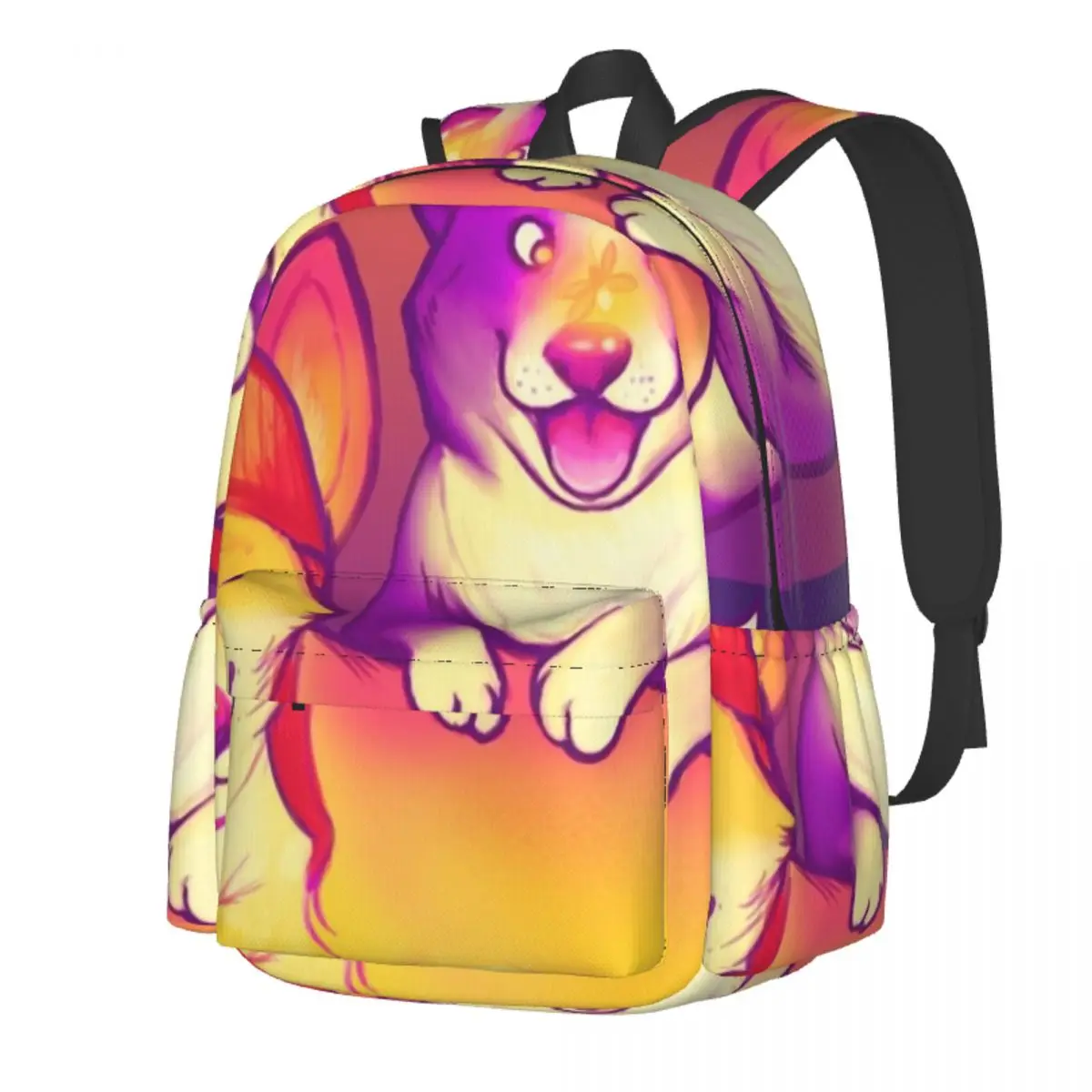 

Cunning Corgis Backpack sapce corgi puppy god animal College Backpacks Boy High Quality Soft High School Bags Pretty Rucksack