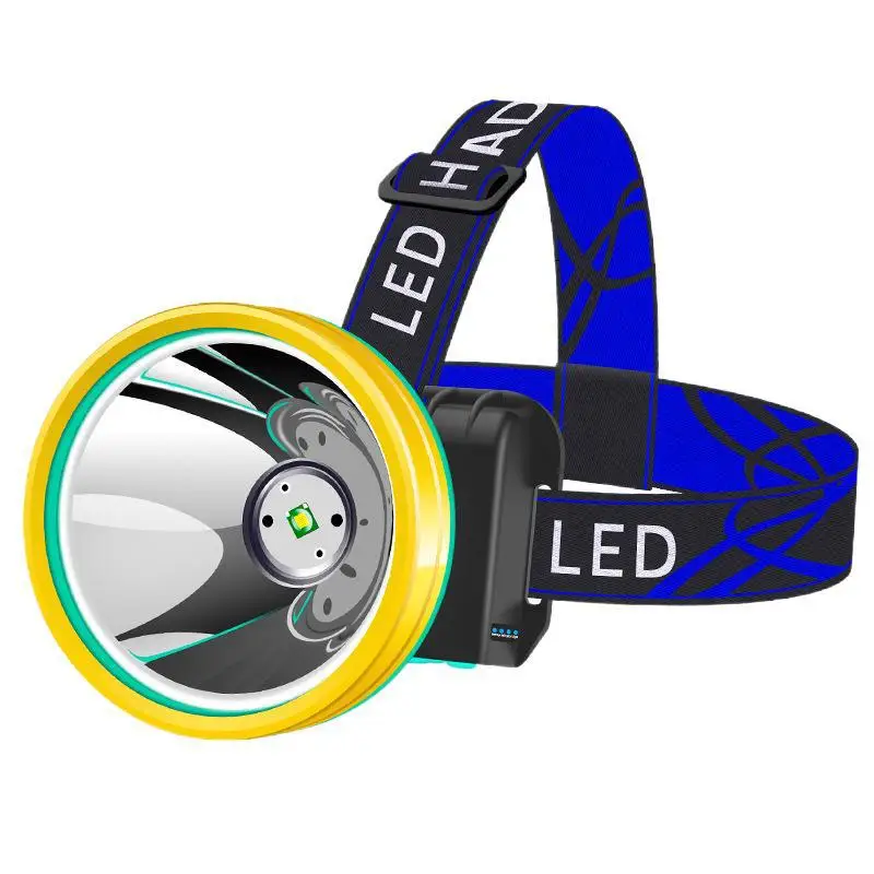 

Светодиодный налобный фонарь для рыбалки, перезаряжаемый, водонепроницаемый