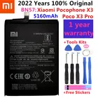 100% Оригинальный аккумулятор Xiao mi BN57 5060 мАч для телефона Xiaomi Pocophone X3 Poco X3 Pro, сменные батареи