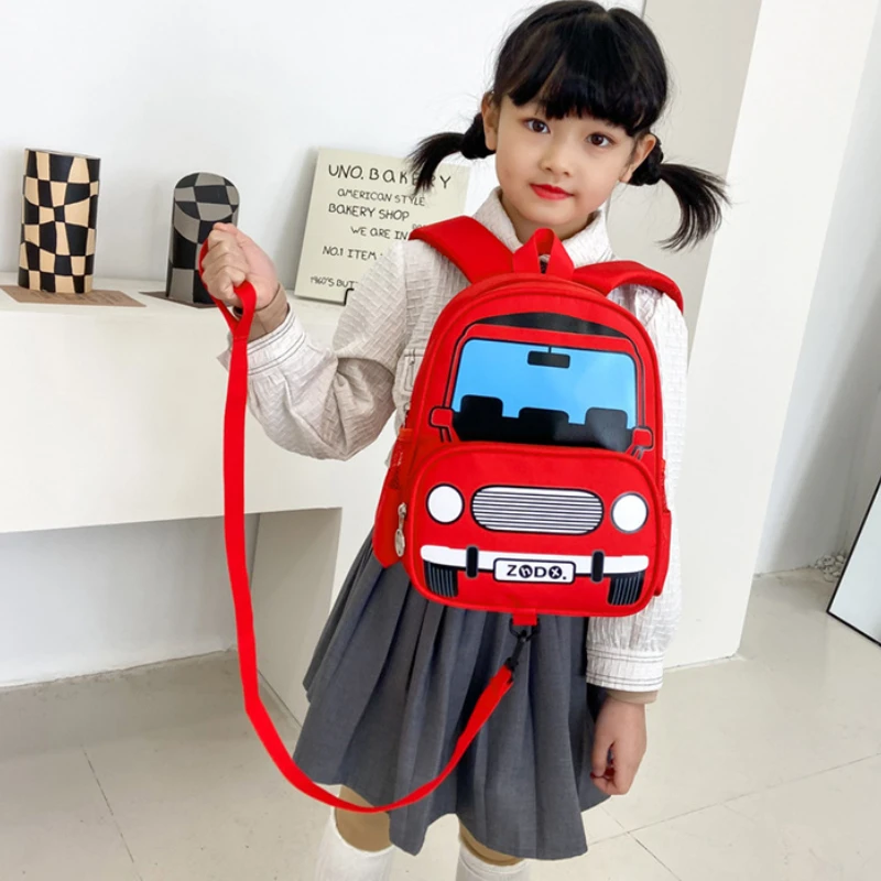 Рюкзак детский школьный с рисунком машин единорога для путешествий